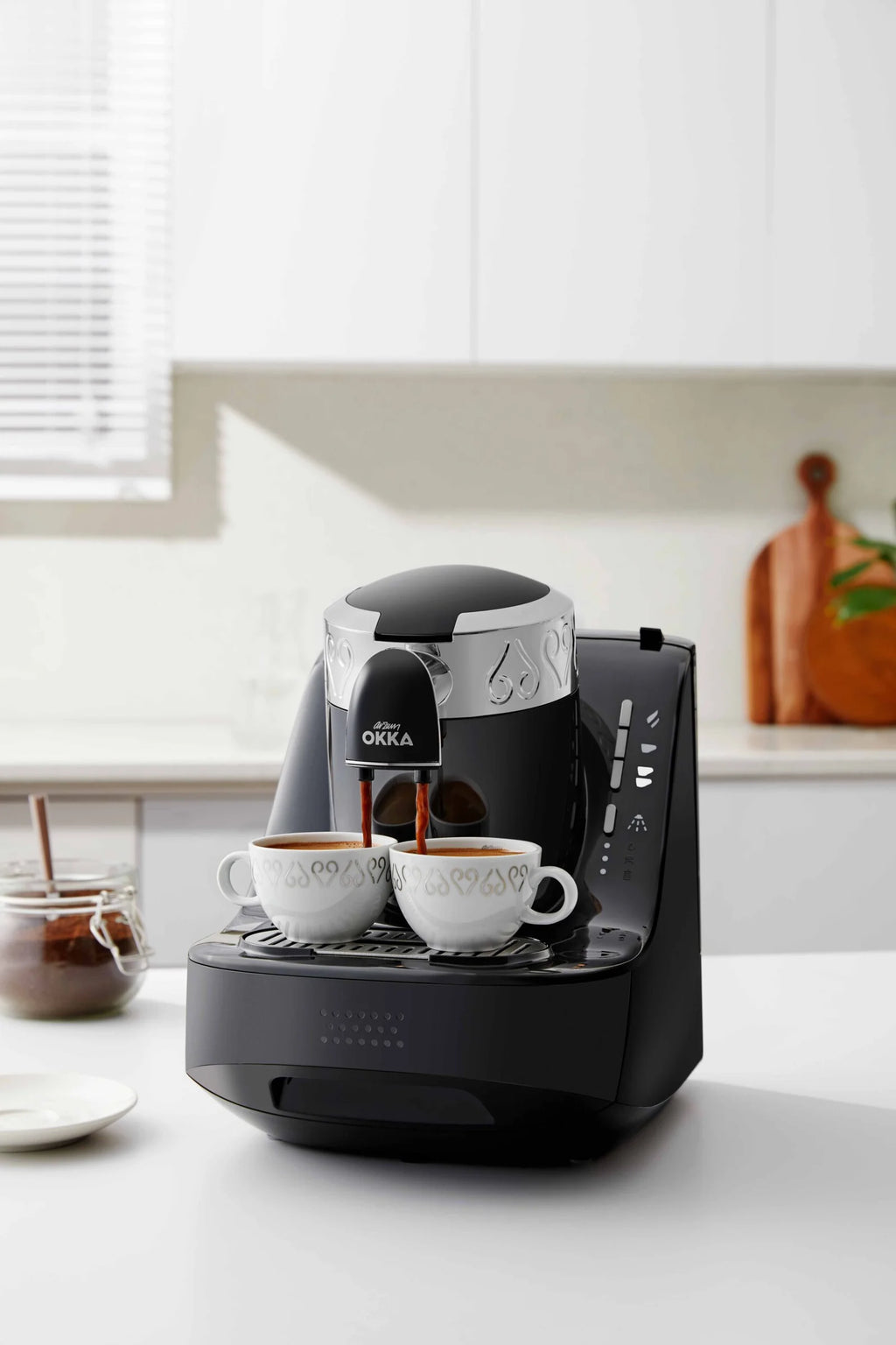 Arzum OKKA Automatic Turkish Coffee Machine – Black, Chrome